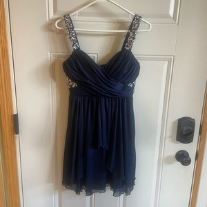 Junior Speechless Navy Blue Dress, Size 5